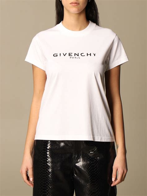 authentic givenchy women's t shirts|givenchy cropped t shirt.